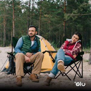 Sillas plegables para camping o actividades al aire libre, muy cómodas ideales para picnics, pesca, camping y más! - Image 10