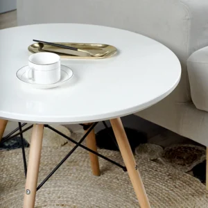 Mesa Redonda Tipo Eames Blanca o Negra - Ideal para Comedores Minimalistas - Image 6